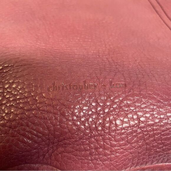 Christopher Kon Dusty Rose Leather Handbag - Picture 4 of 8